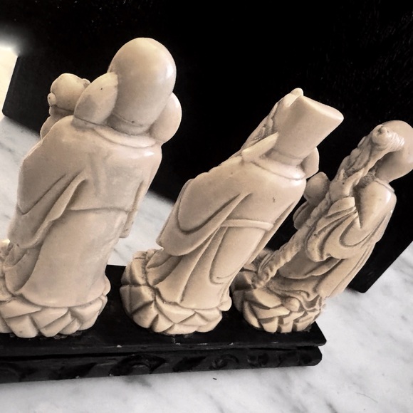 Chinese Gods of Fu Lu Shou figurine - Picture 11 of 12